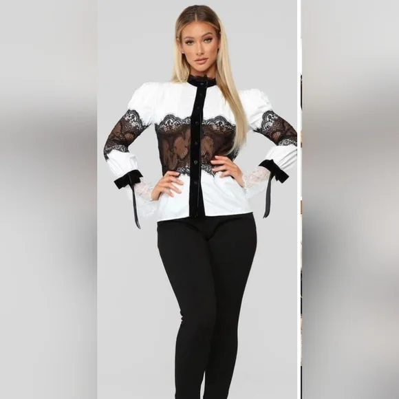 Beulah Style Coquette Black Organza Sheer Lace, Size Medium - Picture 1 of 7